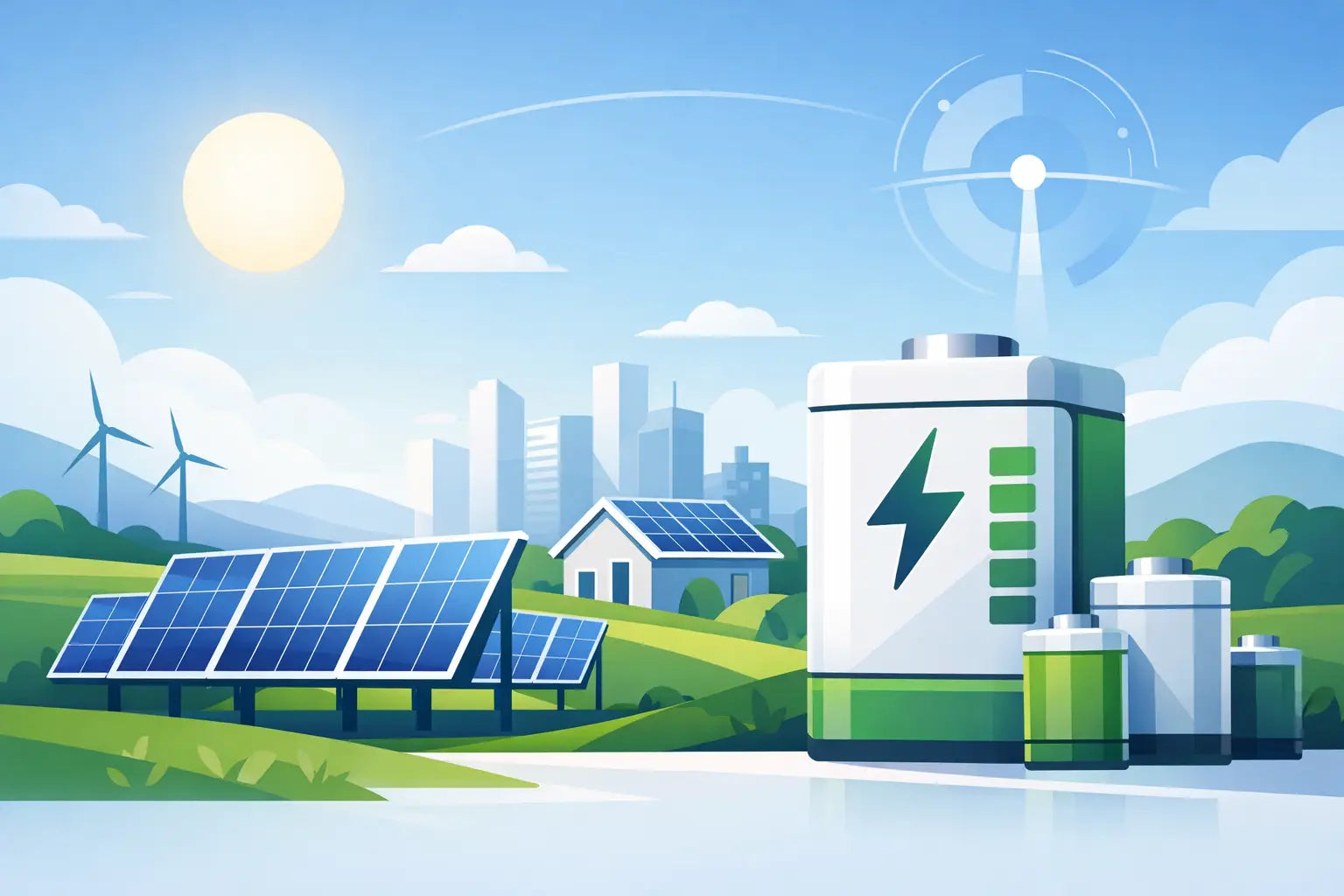 Rekenvoorbeeld batterij met zonnepanelen in 2027