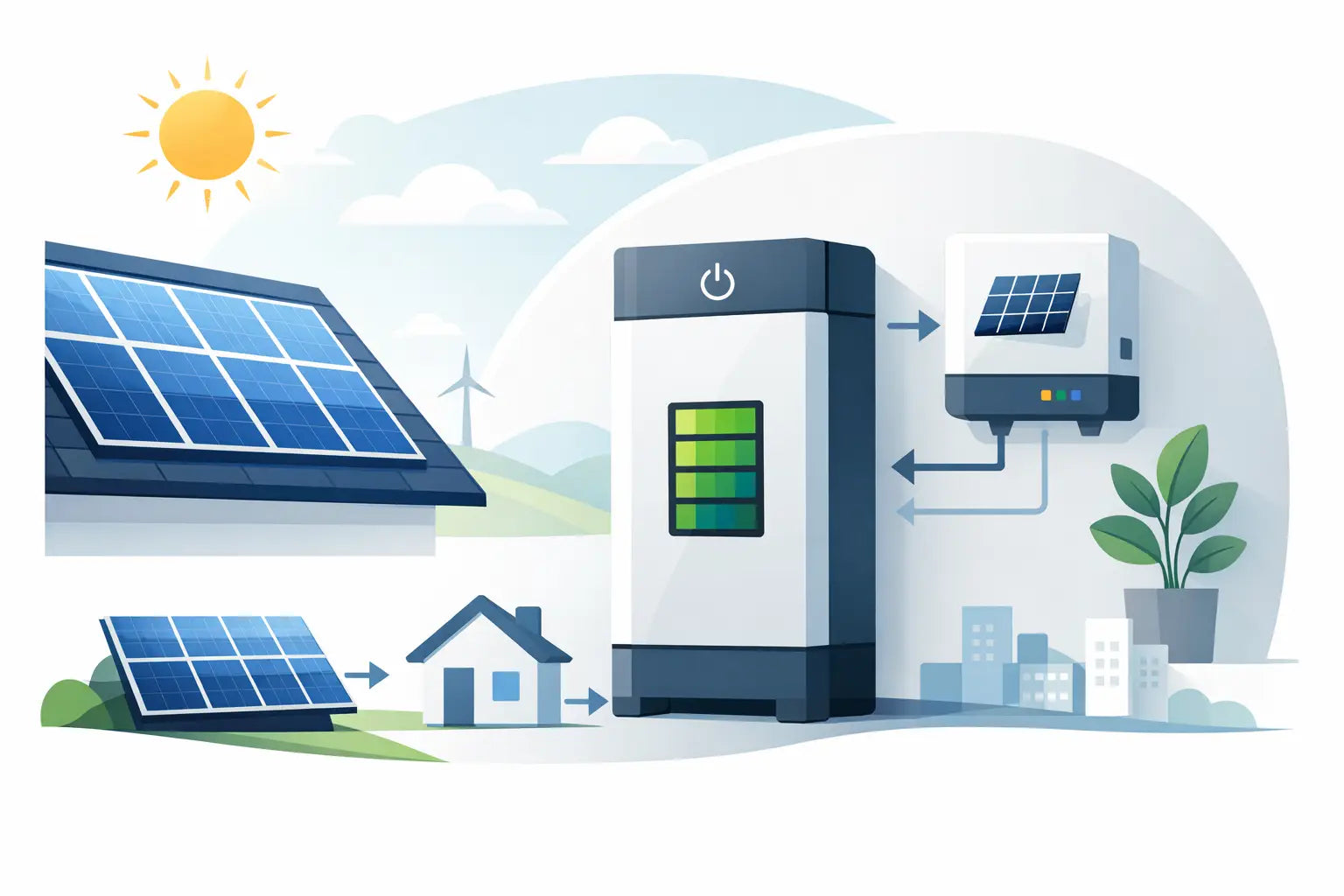 Thuisbatterij voor zonnepanelen opslaan?