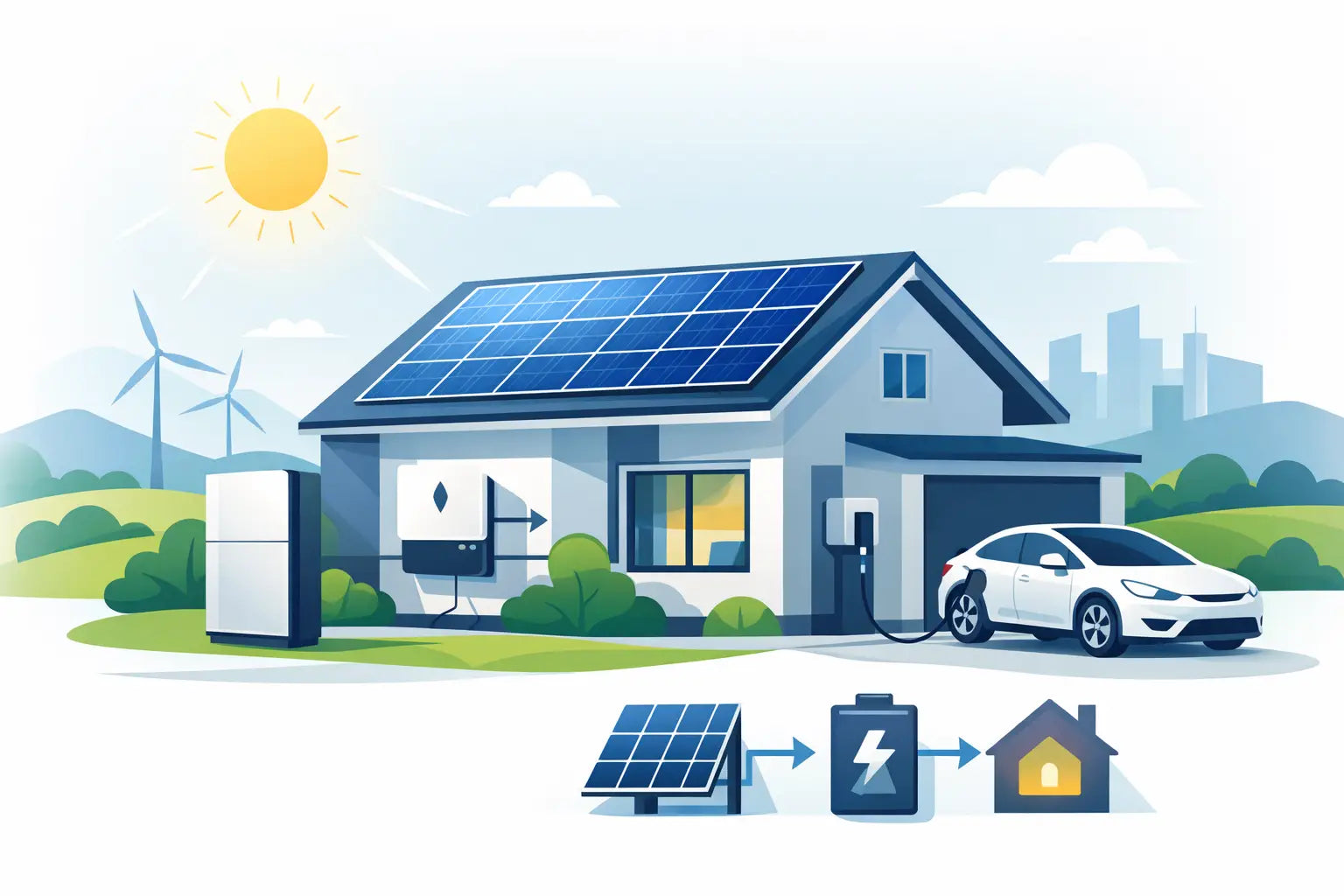 Werken thuisbatterijen met zonnepanelen?