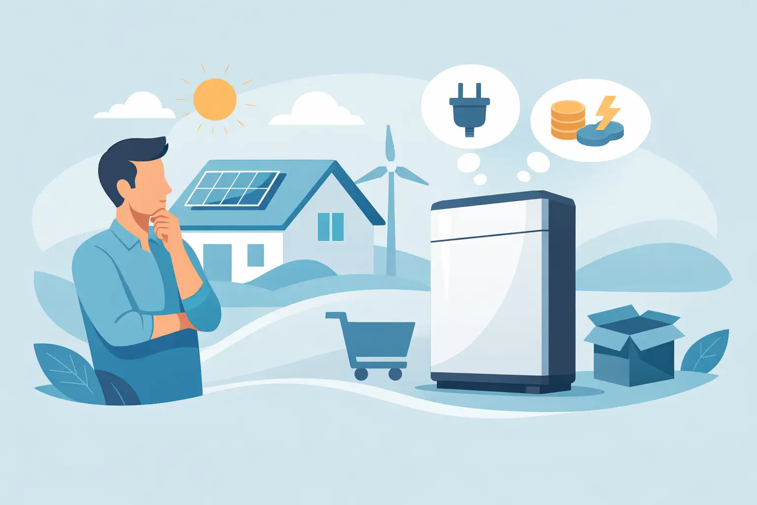 Thuisbatterij zonder installatie kopen?