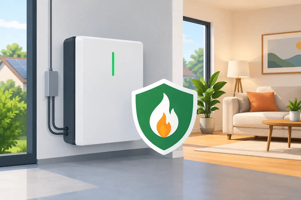 Is een thuisbatterij brandveilig in huis?