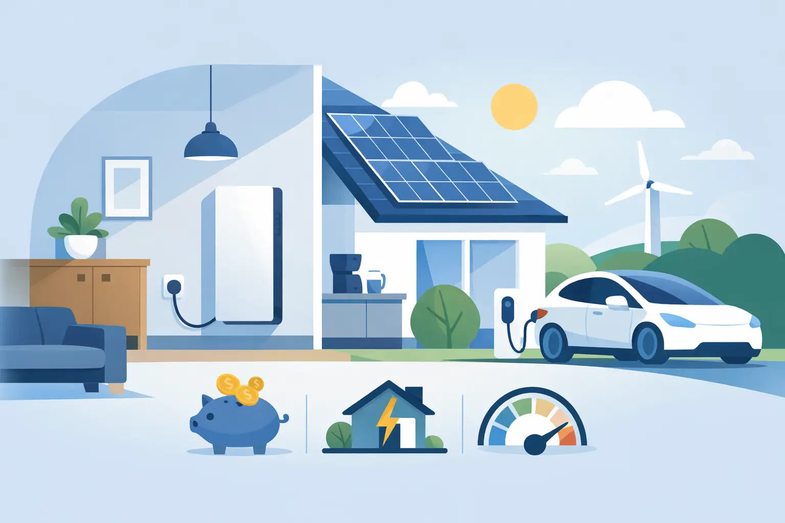 Plug in home battery: slim besparen thuis