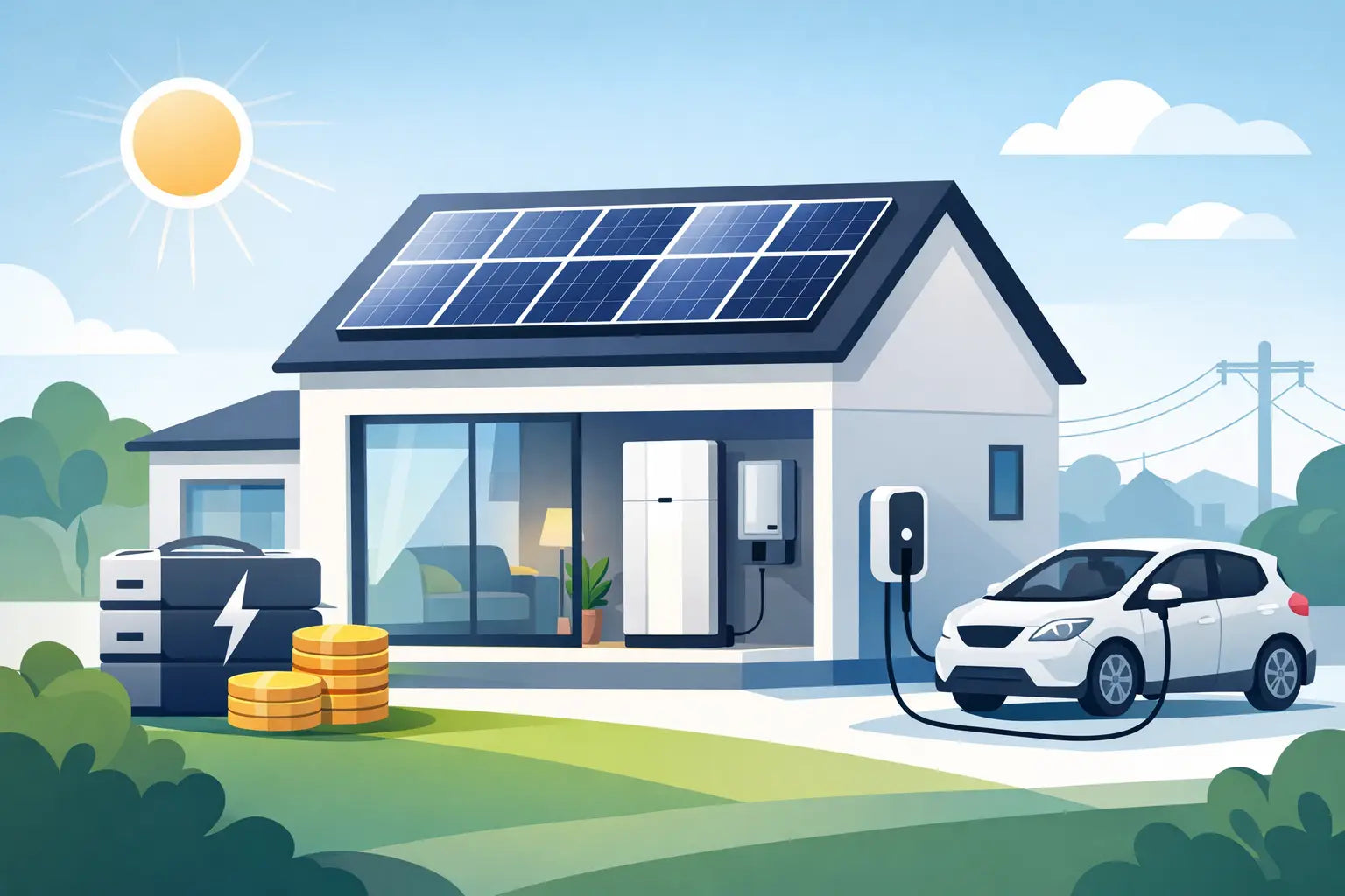 Solar battery storage: slim besparen thuis
