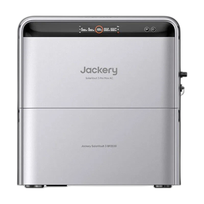 Jackery SolarVault 3 bundel vooraanzicht vrijstaand