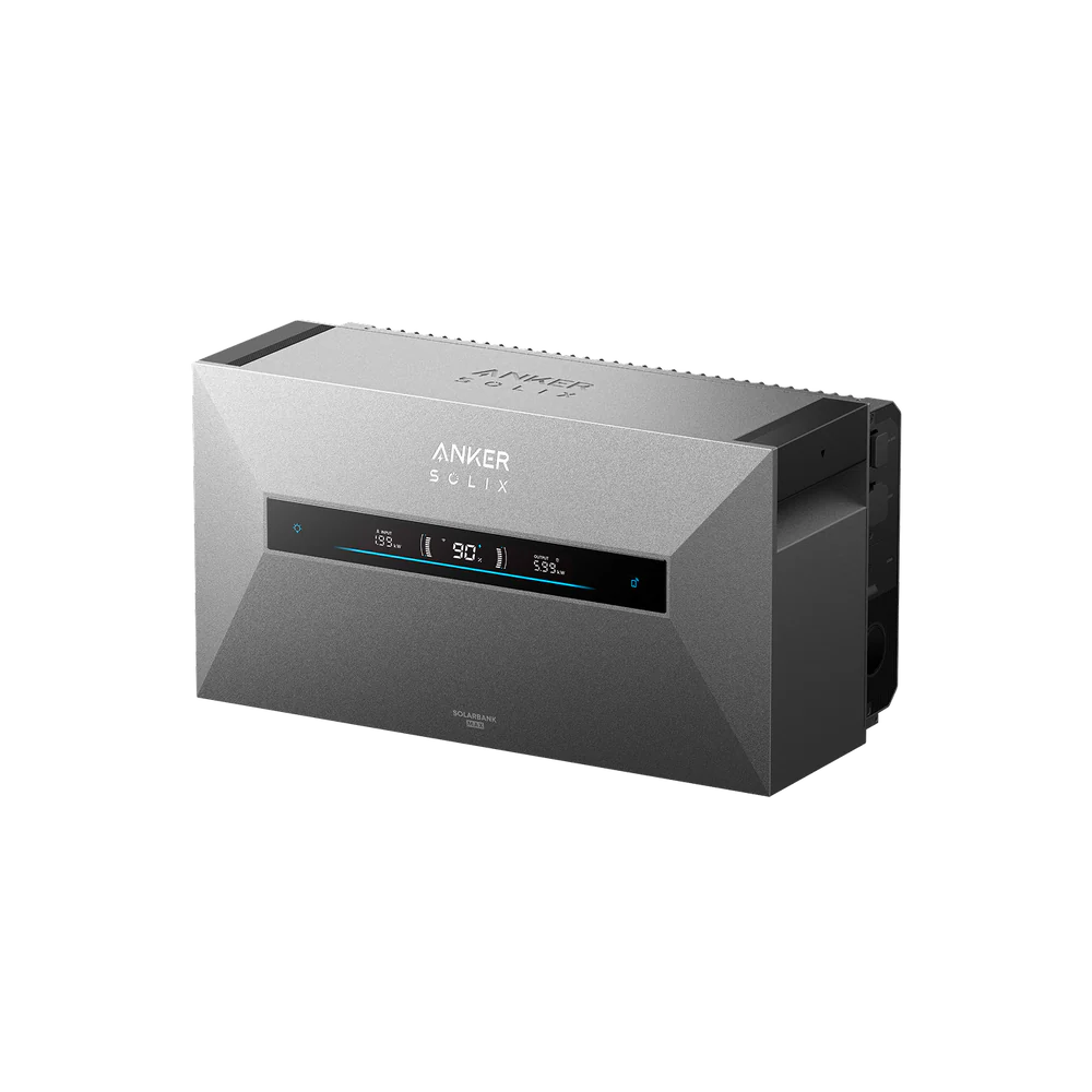 Anker Solix Solarbank Max AC — 7 kWh plug-in thuisbatterij vooraanzicht