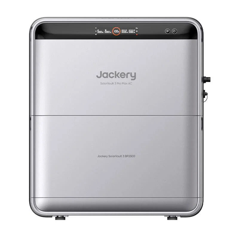 Jackery SolarVault 3 gestapelde configuratie — plug-and-play opzet