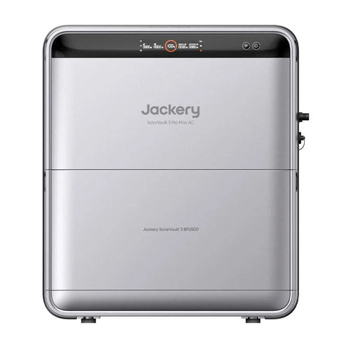 Jackery SolarVault 3 gestapelde configuratie — plug-and-play opzet
