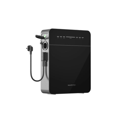 Marstek Venus E Mini in gebruik in appartement — ultradun 86 mm profiel